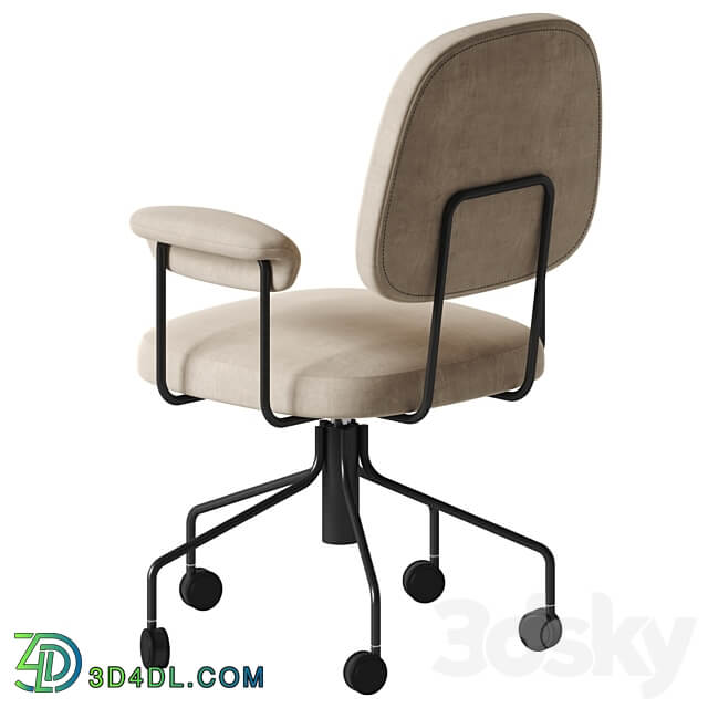 West Elm Cash Office Chair 3D Models