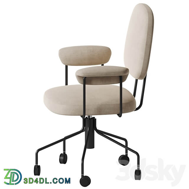 West Elm Cash Office Chair 3D Models