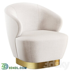 BAKER Lambert Swivel Chair 3D Models 