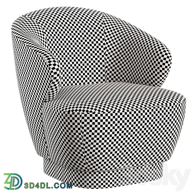 BAKER Lambert Swivel Chair 3D Models