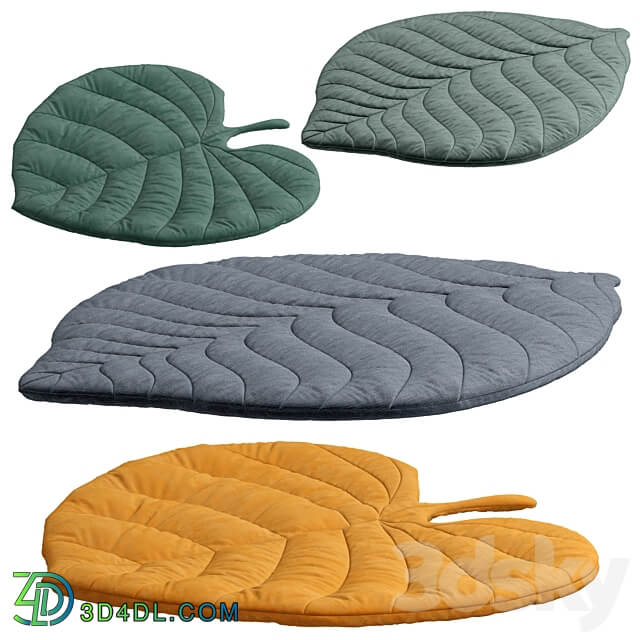 Leaf rug for kids Miscellaneous 3D Models