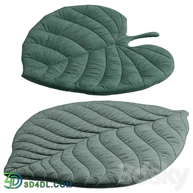 Leaf rug for kids Miscellaneous 3D Models