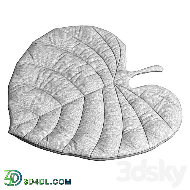 Leaf rug for kids Miscellaneous 3D Models