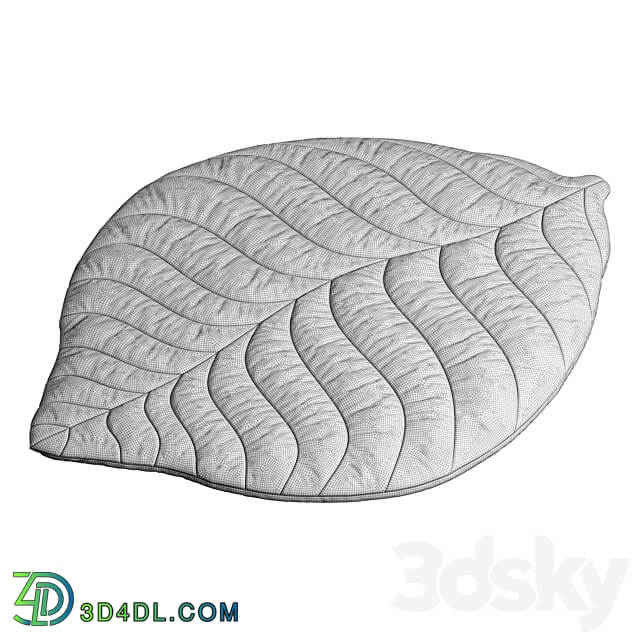 Leaf rug for kids Miscellaneous 3D Models