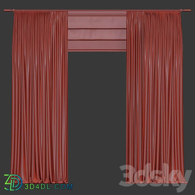 Curtain 110 3D Models