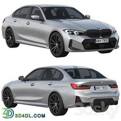 BMW 3er Limousine 2022 3D Models 