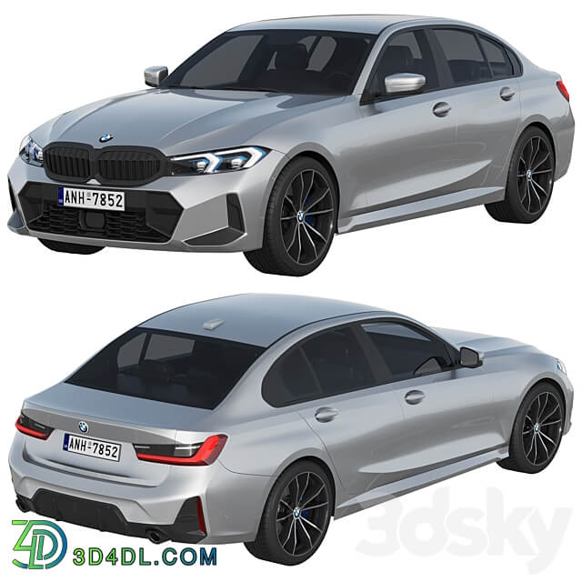 BMW 3er Limousine 2022 3D Models