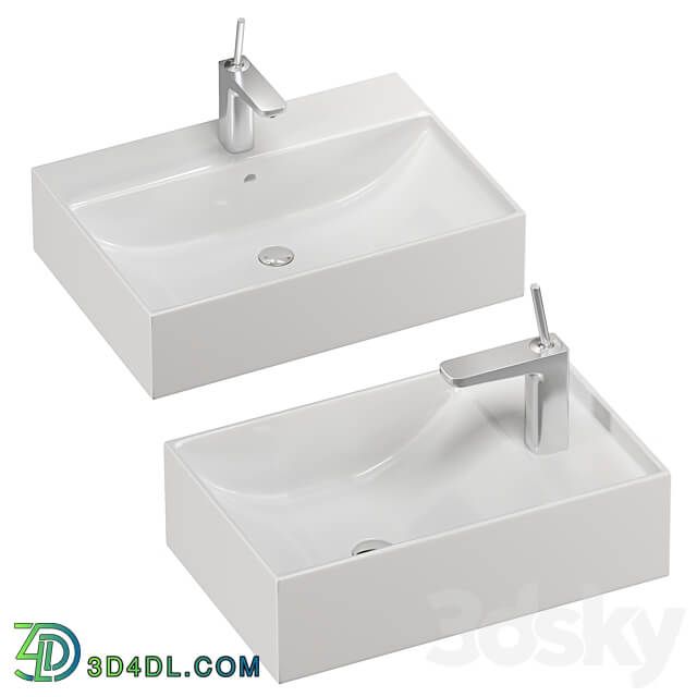 ROCA ONA washbasin set 01 3D Models