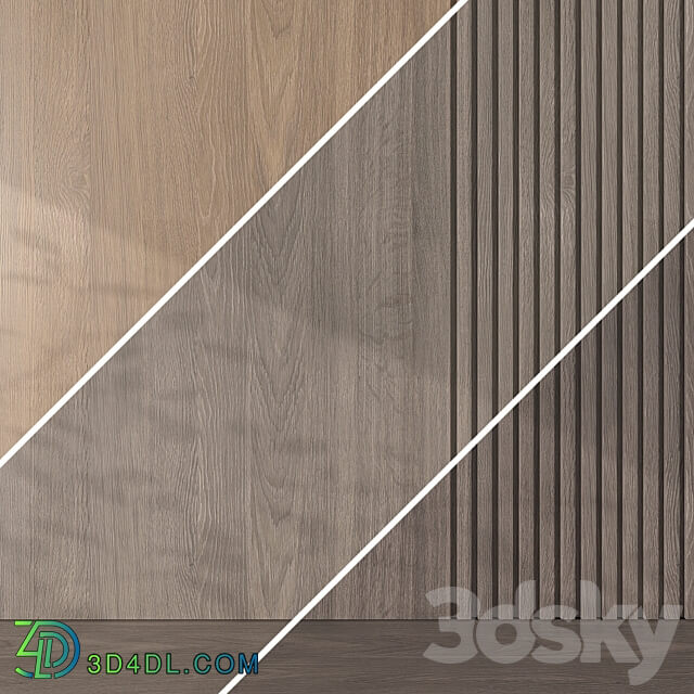 Oak texture 023 3D Models