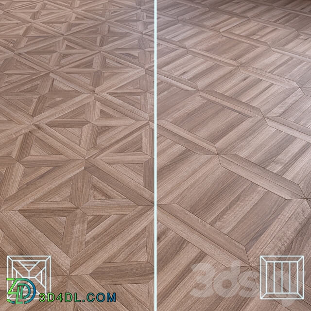 Parquet Laminate 3D Models