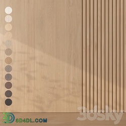 Oak texture 036 3D Models 