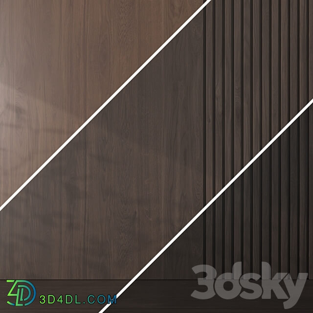 Oak texture 036 3D Models