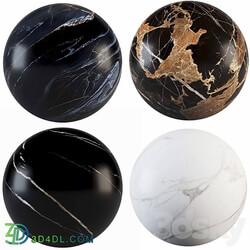 Collection Marble 64 3D Models 