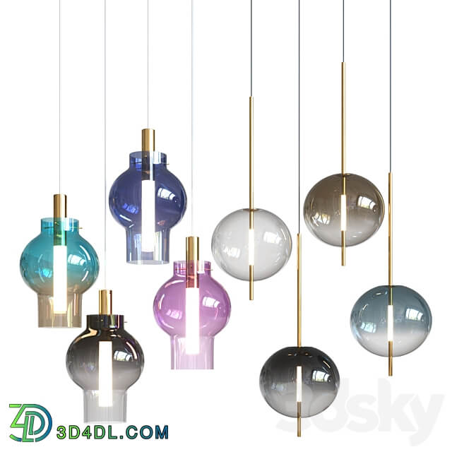 Stavern Kandinskiy Pendant Collection Pendant light 3D Models