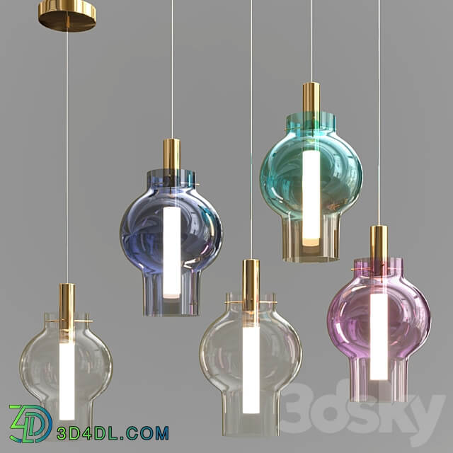 Stavern Kandinskiy Pendant Collection Pendant light 3D Models