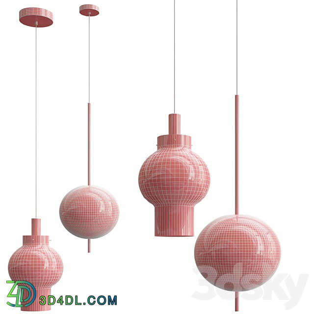 Stavern Kandinskiy Pendant Collection Pendant light 3D Models