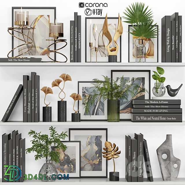 decorative set 20 3D Models