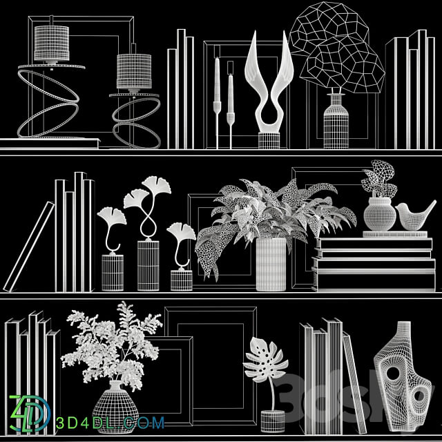 decorative set 20 3D Models