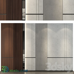 wall panels set 117 3D Models 