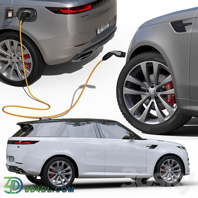 Range Rover Sport hybrid PHEV 2022 3D Models