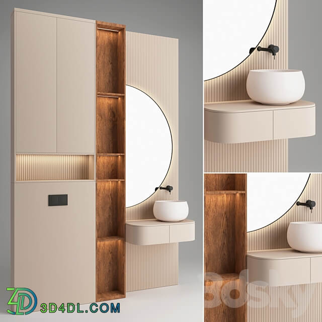 Bathroom set 21 3D Models