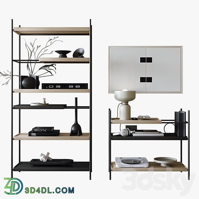 WOUD TRAY SHELF 3D Models