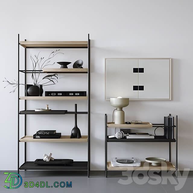 WOUD TRAY SHELF 3D Models