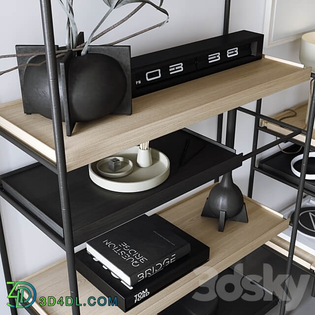 WOUD TRAY SHELF 3D Models