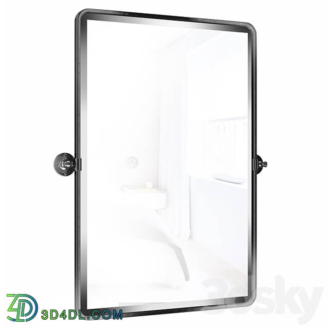 Woodvale Metal Framed Wall Mounted Bathroom Vanity 3D Models