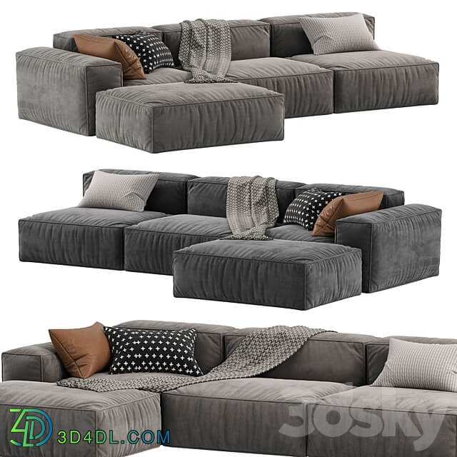 Sofa Ebi Happy Grafit Loft sofa 1 3D Models