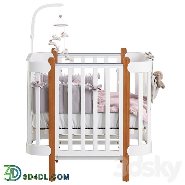 Transforming bed MOMMY LUX happy baby 3D Models