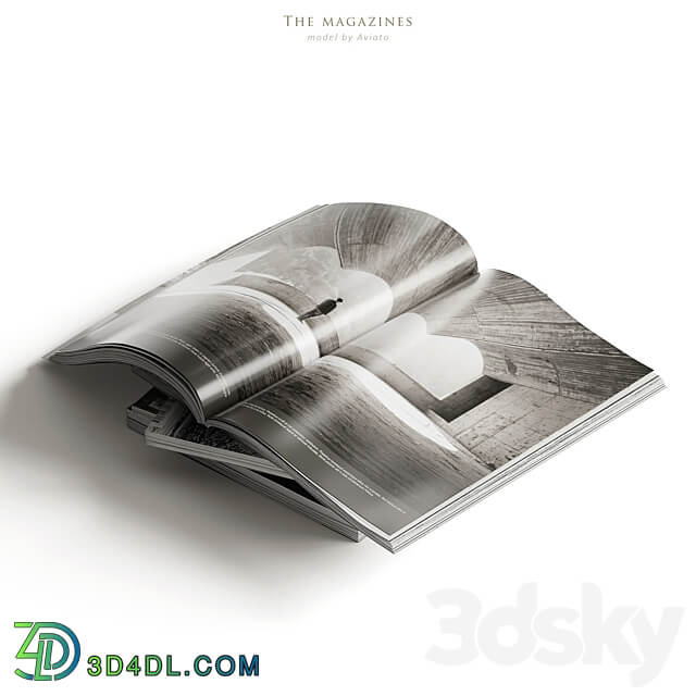 The magazines 3D Models