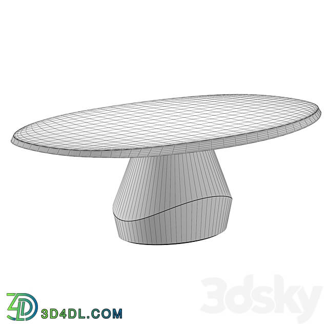 YAB DINING TABLE and MESA TEAK CHAIR Table Chair 3D Models