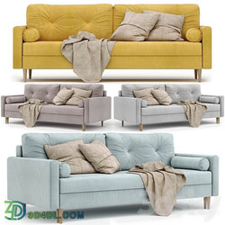 Sofa Numo from divan.ru 3D Models 