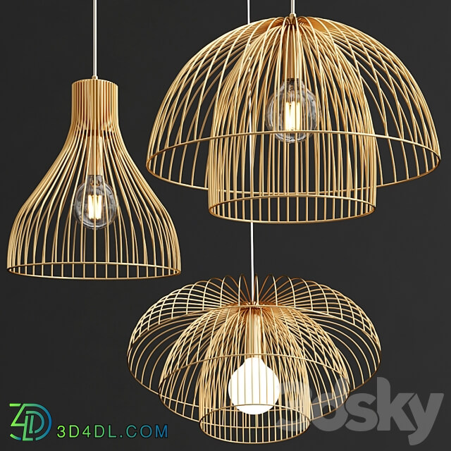 Makiko by Heal s Pendant light 3D Models