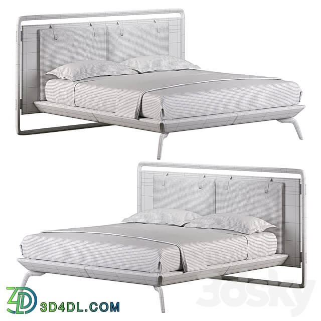 VOLARE DUE by Poltrona Frau Bed 3D Models