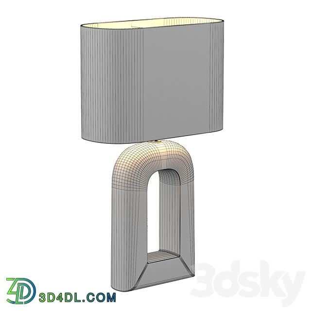 Utopia Large Combed Table Lamp 3D Models