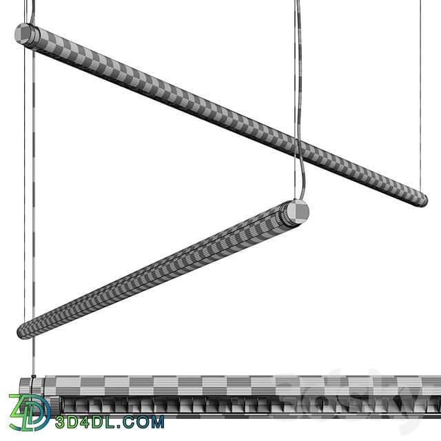 Hay Factor Linear Pendnat Lamp Pendant light 3D Models