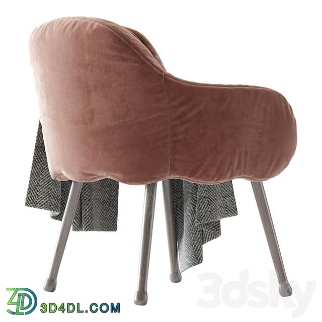 Corolla 270 White Armchair 3D Models