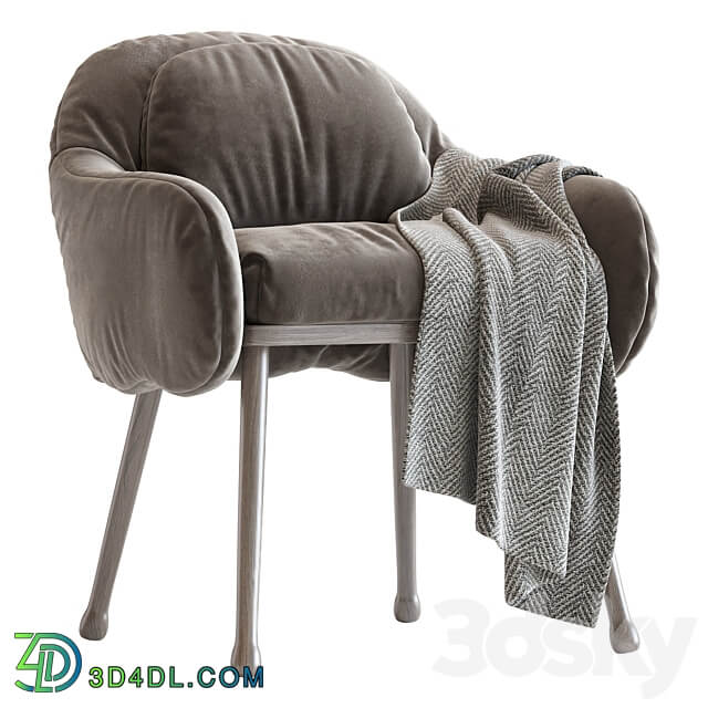 Corolla 270 White Armchair 3D Models