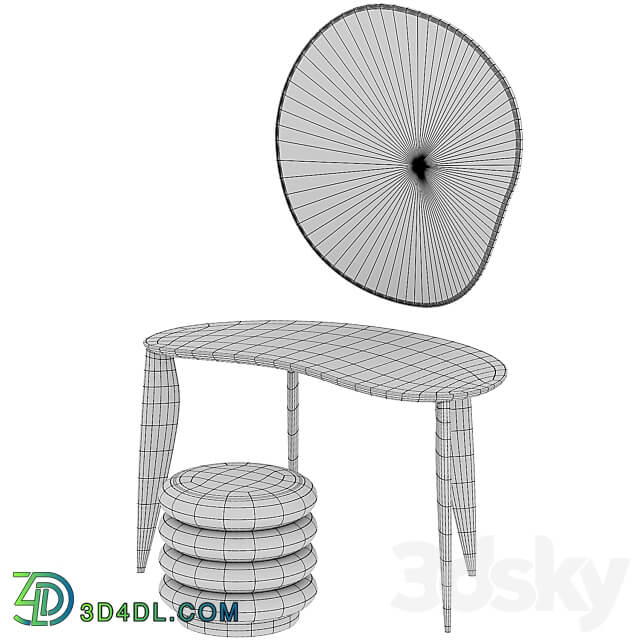 Dressing table Ferm Living 3D Models