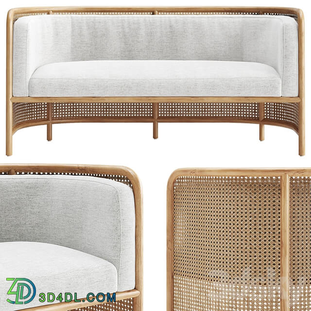 Rattan sofa