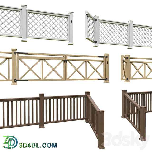 wooden fencing