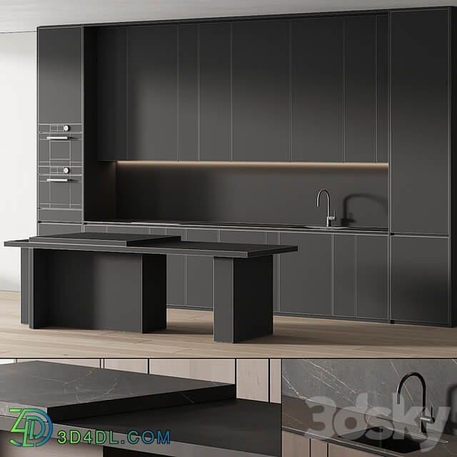 241 modern kitchen 14 minimal modern kitchen with island 05