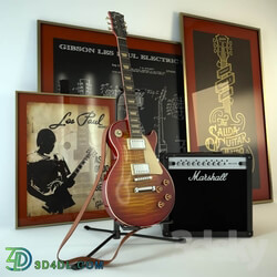 Gibson Guitar and Amplifier Marshall 