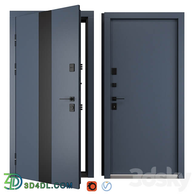 Entrance metal door Olimpia (Abvehr)