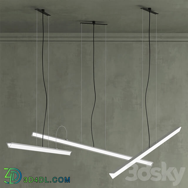 Suspension lamp Halo Lineal