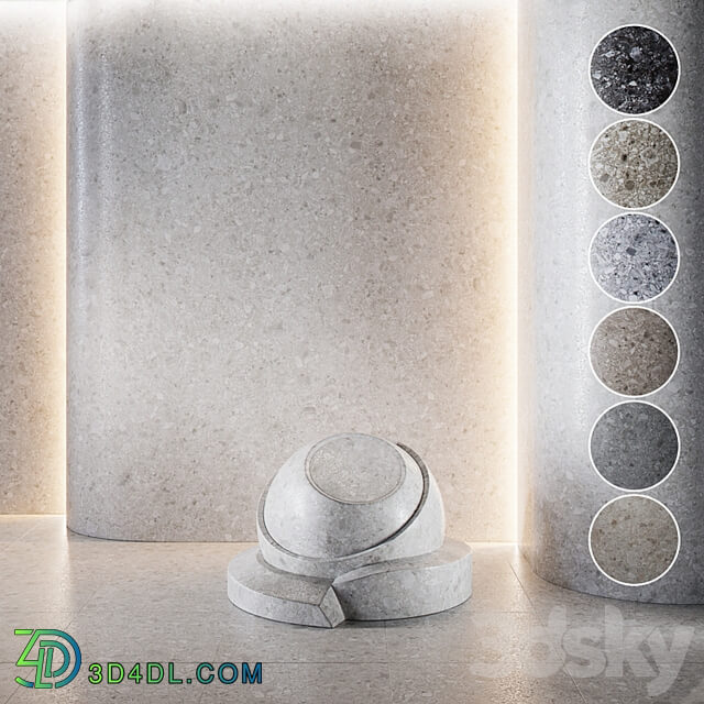 Terrazzo marble set (seamless) | 03