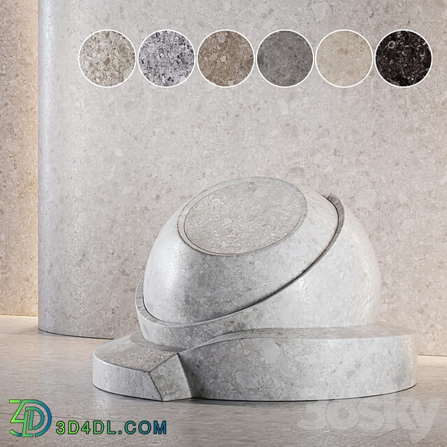 Terrazzo marble set (seamless) | 03