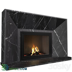 Marble Fireplace in Art Deco style. Marble Fireplace modern ArtDeco 